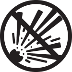 Non-explosive icon